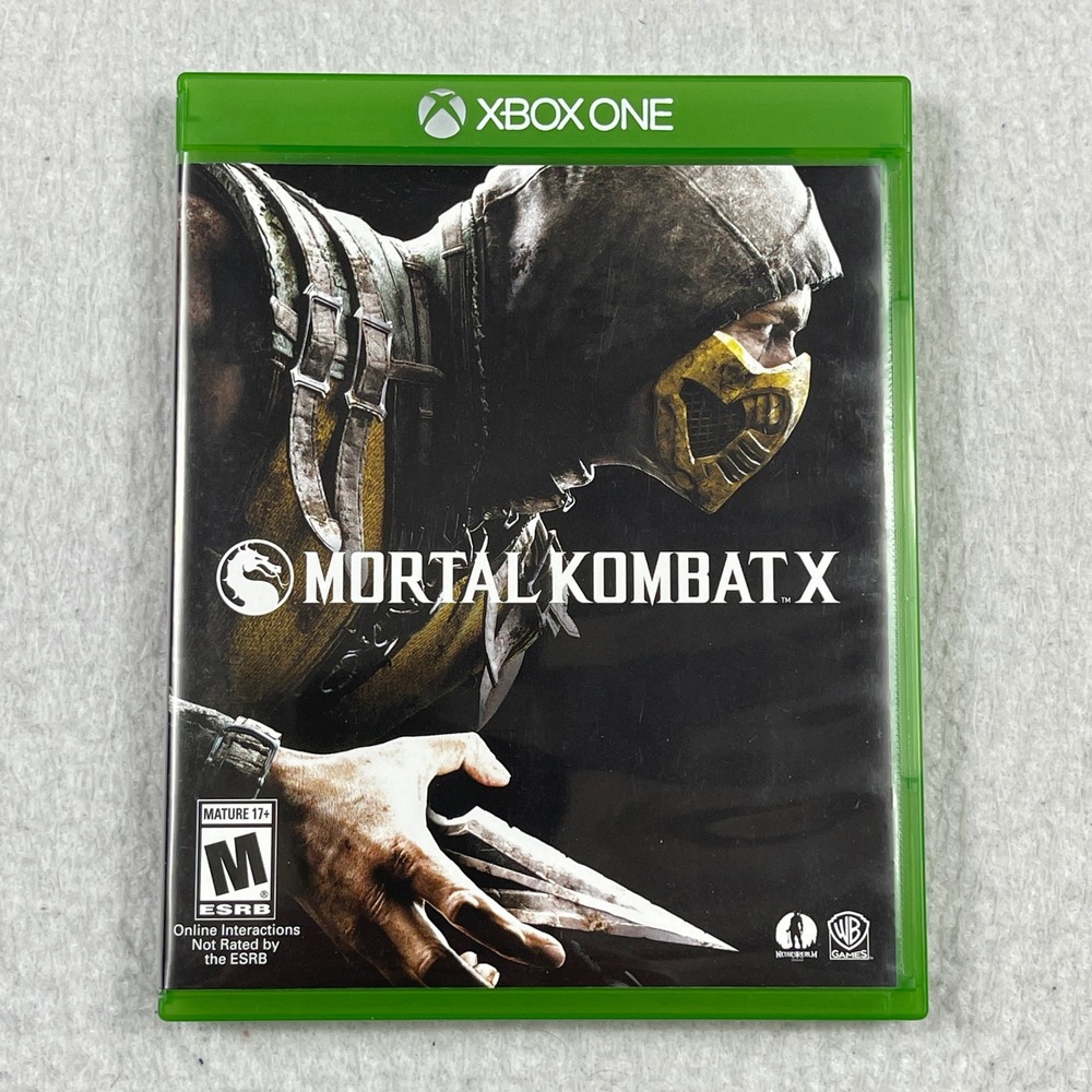 Warner Bros Mortal Kombat X Xbox One Mature M Green Case Fighting Game 2015